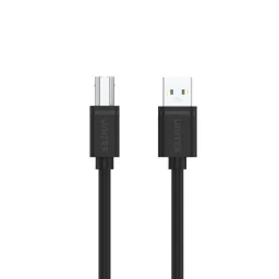 يونيتيك Y-C430GBK كابل طابعة يو إس بي 2.0 إيه إلى بي - 1 متر أسود UNITEK Y-C430GBK USB 2.0 A-to-B Printer Cable - 1m Black
