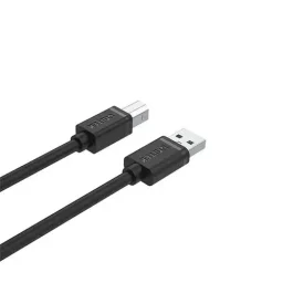 يونيتيك Y-C430GBK كابل طابعة يو إس بي 2.0 إيه إلى بي - 1 متر أسود UNITEK Y-C430GBK USB 2.0 A-to-B Printer Cable - 1m Black