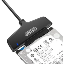يونيتيك Y-1096A محول يو إس بي-سي إلى 2.5 بوصة SATA III مع UASP - أسود UNITEK Y-1096A USB-C to 2.5-inch SATA III Adapter with UASP - Black