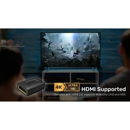 يونيتيك A1013BK وصلة إتش دي إم آي أنثى إلى أنثى - 4K@60Hz أسود UNITEK A1013BK HDMI Female-to-Female Coupler - 4K@60Hz Black