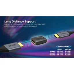 يونيتيك A1013BK وصلة إتش دي إم آي أنثى إلى أنثى - 4K@60Hz أسود UNITEK A1013BK HDMI Female-to-Female Coupler - 4K@60Hz Black