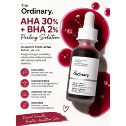 ) مقشر ذا اورديناري باحماض الفواكه The Ordinary AHA 30% + BHA 2 peeling Solution