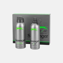 مجموعة عطر سلازنجر أكتيف سبورت عطر + مزيل تعرق بانتعاش رياضي يدوم طويلاً Slazenger Active Sport fragrance set – includes a fragrance and a deodorant, offering long-lasting sporty freshness.
