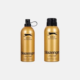 مجموعة عطر سلازنجر جولد أكتيف سبورت للرجال - انتعاش وثقة تدوم طويلاً Slazenger Gold Active Sport Fragrance Set for Men – Long-lasting freshness and confidence