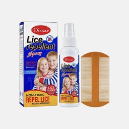 بخاخ طارد القمل من ديسار بتركيبة النعناع وإكليل الجبل غير سام وآمن للأطفال Disaar lice-repellent spray, formulated with mint and rosemary; non-toxic and safe for children