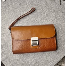 حقيبة رجالية يدوية جلد طبيعي Men's leather handbag