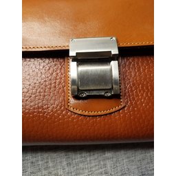 حقيبة رجالية يدوية جلد طبيعي Men's leather handbag
