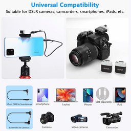 Boya BY-M1V2 2-Person Wireless Microphone Boya BY-M1V2 2-Person Wireless Microphone
