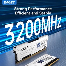 رام إيجيت (EAGET) دي دي أر 4 سعة 32 جيجابايت (16x2) بتردد 3200 ميجاهرتز EAGET PS40 series DDR4 desktop RAM (U-DIMM)