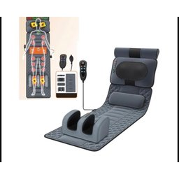 مساج الكهربائية لكامل الجسم full-body electric massage mattress pad with heat, a neck-kneading pillow