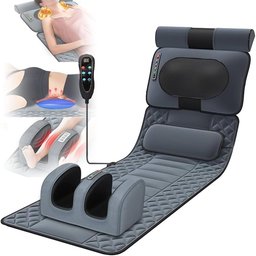 مساج الكهربائية لكامل الجسم full-body electric massage mattress pad with heat, a neck-kneading pillow