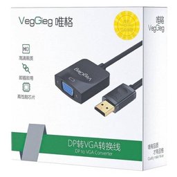 محول VegGieg V-Z615 من منفذ العرض الرقمي إلى منفذ VGA (0.15 متر) Information converter