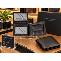محفظة رجالية جلد طبيعي Genuine leather wallet