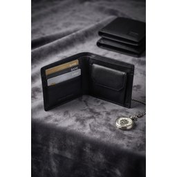 محفظة رجالية جلد طبيعي Genuine leather wallet