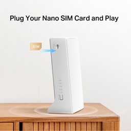 جهاز توجيه (راوتر) لاسلكي 4G LTE ثنائي النطاق AC1200 من Mercusys Mercusys AC1200 Wireless Dual Band 4G LTE Router-MB130-4G