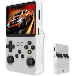 جهاز ألعاب محمول كلاسيكي R36S، سعة 64 جيجابايت، مزود بشاشة IPS مقاس 3.5 بوصة R36S Retro Handheld Gaming Console 64GB with 3.5 IPS Screen