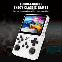 جهاز ألعاب محمول كلاسيكي R36S، سعة 64 جيجابايت، مزود بشاشة IPS مقاس 3.5 بوصة R36S Retro Handheld Gaming Console 64GB with 3.5 IPS Screen