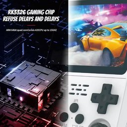 جهاز ألعاب محمول كلاسيكي R36S، سعة 64 جيجابايت، مزود بشاشة IPS مقاس 3.5 بوصة R36S Retro Handheld Gaming Console 64GB with 3.5 IPS Screen