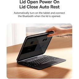 غطاء مزود بلوحة مفاتيح من سلسلة Baseus Brilliance 2 لجهاز iPad Pro مقاس 13 بوصة وiPad Air مقاس 13 بوصة Baseus Brilliance Series 2 Keyboard Case for iPad Pro 13" & iPad Air 13" – Magnetic, Touchpad, Smart Sleep