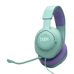 سماعة الألعاب السلكية JBL Quantum 100M2 فوق الأذن (Cyan) JBL Quantum 100M2 Wired Over-Ear Gaming Headset with Boom Microphone (Cyan)