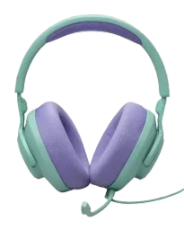 سماعة الألعاب السلكية JBL Quantum 100M2 فوق الأذن (Cyan) JBL Quantum 100M2 Wired Over-Ear Gaming Headset with Boom Microphone (Cyan)