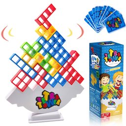 لعبة تيترا تاور – تحدي التوازن والتركيب Tetra tower and balance blocks