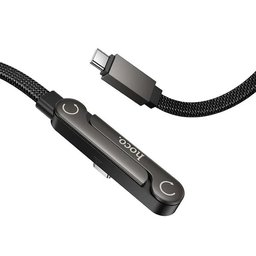 كيبل hoco U150 FlexStand من Type-C إلى Type-C بقوة 60W مع ستاند قابل للطي مدمج لمشاهدة الجوال أثناء الشحن hoco U150 60W USB-C Cable Stand