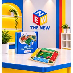لعبة تحدّي النرد والأرقام لأربعة لاعبين 4 Players Dice Board Game
