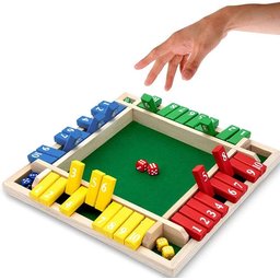 لعبة تحدّي النرد والأرقام لأربعة لاعبين 4 Players Dice Board Game