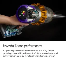 مكنسة كهربائية  Dyson V15s Detect Submarine Dyson V15s Detect Submarine