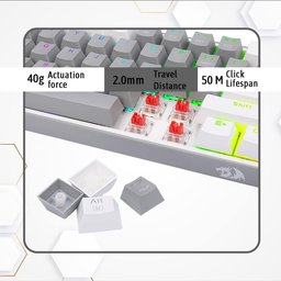 کیبورد رید دراغون فيز Redragon FIZZ RGB 60% Wired Mechanical Gaming Keyboard