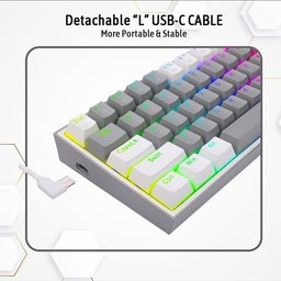 کیبورد رید دراغون فيز Redragon FIZZ RGB 60% Wired Mechanical Gaming Keyboard