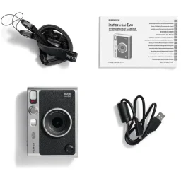كاميرا فورية فوجي فيلم Instax Mini EVO — اللون الأسود Fujifilm Instax Mini EVO Instant Camera Black