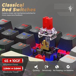 كيبورد ريد دراغون كيمارا Redragon K552 Kumara RGB Mechanical Gaming Keyboard