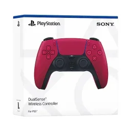 يد تحكم دوجال سينس اللاسلكية لبلايستيشن 5 من سوني - أحمر Sony DualSense Wireless Controller - Cosmic Red