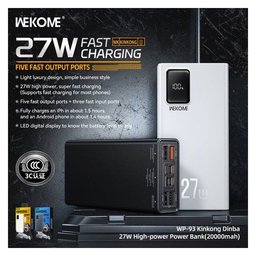 بنك الطاقة Wekome WP-93 بسعة 20000 مللي أمبير paor