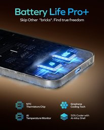 باور بانك Momax Q.Mag X لاسلكي مغناطيسي MagSafe نحيف بسعة 5000mAh وشحن 15W Momax Q.Mag X 5000mAh 15W Power Bank