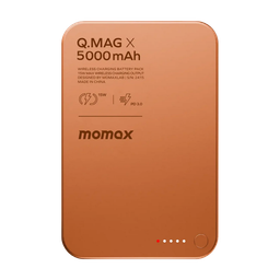 باور بانك Momax Q.Mag X لاسلكي مغناطيسي MagSafe نحيف بسعة 5000mAh وشحن 15W Momax Q.Mag X 5000mAh 15W Power Bank