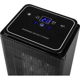 صوبة سيراميك عمودية ذكية مع ريموت كنترول ودوران اوتوماتيكي Smart Ceramic Tower Heater 2000W with Remote Control and Oscillation