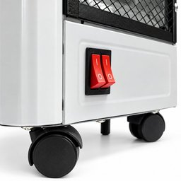 صوبة كهربائية 10 شمعات كوارتز بخمس مستويات للتدفئة 10-Element Quartz Electric Heater with 5 Heat Settings