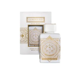 غلاريوس عود رويال بلانك إكسترايت دي بارفوم للجنسين FRAGRANCE WORLD  Glarious Oud Royal Blanc Extrait de Parfum