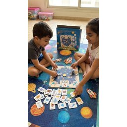 لوحة متاهة الفضاء والحروف المغناطيسية التعليمية مع بطاقات الكلمات للأطفال Space & Alphabet Magnetic Maze Learning Board with Word Cards for Kids