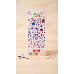 فصفصة ورقة ملصقات الجواهر والكرستال اللامعة لتزيين الحرف اليدوية والبنات Twinkle Fashion Jewel Stickers & Crystal Rhinestones Craft Sheet
