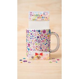 فصفصة ورقة ملصقات الجواهر والكرستال اللامعة لتزيين الحرف اليدوية والبنات Twinkle Fashion Jewel Stickers & Crystal Rhinestones Craft Sheet