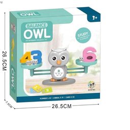 ميزان البومة التعليمي لتعلم الأرقام والرياضيات (لعبة التوازن الذكية) Balance Owl Math Game & Number Counting Educational Toy