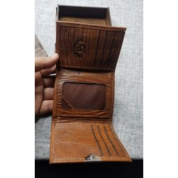 محفظة رجالية جلد طبيعي Men's leather wallet