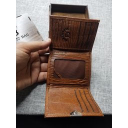 محفظة رجالية جلد طبيعي Men's leather wallet