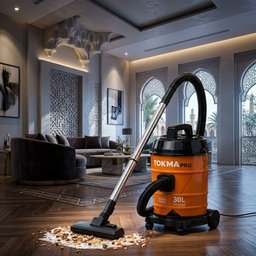 مكنسة كهربائية برميلية للإستخدام للرطب والجاف Wet & Dry Barrel Vacuum Cleaner