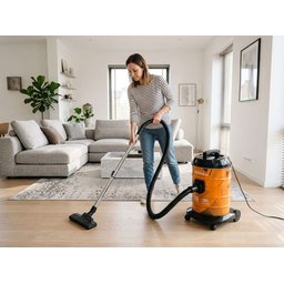 مكنسة كهربائية برميلية للإستخدام للرطب والجاف Wet & Dry Barrel Vacuum Cleaner