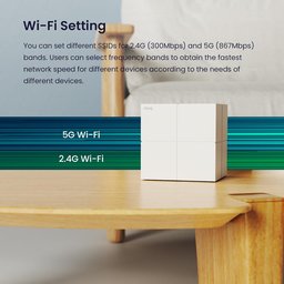 نظام تندا نوفا MW6 مكون من قطعتين Mesh Wi-Fi 5 بسرعة AC1200 مع منافذ Gigabit وتغطية تصل إلى 200 متر مربع Tenda Nova MW6 (2-Pack) AC1200 Whole Home Mesh Wi-Fi 5 System with Gigabit Ethernet Ports